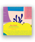 Close-up of the illustrator credit on the Mapology Guide “The Expedition Towards a Meaningful Life,” highlighting Gus Scott, Illustrator & Animator, with his contact details on a bright yellow background.