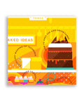 Close-up of illustrated cake labelled ‘Baked Ideas’ from the map ‘Where Do Ideas Come From?’